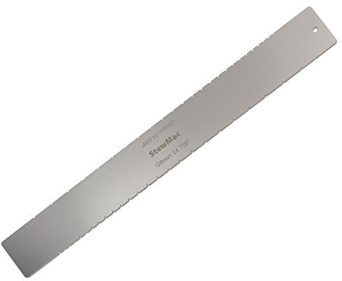 StewMac Gibson Fret Scale Template, 62,5 cm und 62,9 cm Waage