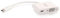 C2G USB-C to VGA and USB-C Charging Adapter Black, USB C to VGA for Mac and Lenovo Laptops - White