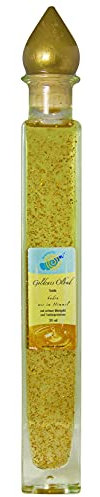 chi-enterprise Goldenes Ölbad Seide 200 ml I Hochwertiges Badeöl mit Seidenproteinen, Ylang Ylang & echtem Blattgold I Badezusatz für ein pflegendes Erholungsbad