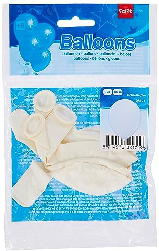 Palloncini bianchi 30 cm - 10 pezzi