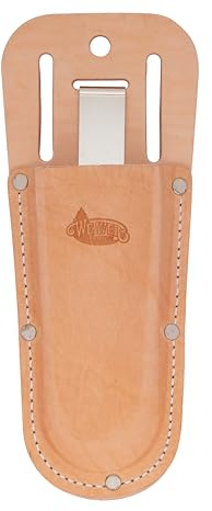 Weaver Leather Shaped Pruner Pouch, Tan | Sturdy Holder Keeps Tools Within Reach During Pruning, Gardening & Landscape Tasks with Easy Waist Carry, Tan