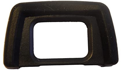 vhbw mirino oculare compatibile con Nikon D3000, D5000, D5500, D5100, D3100 fotocamera, reflex, DSLR oculare - nero