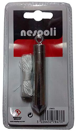 Nespoli 278473 - Filo a piombo per tappezzeria, grigio
