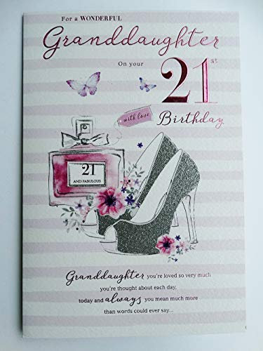 Happy 21st Birthday Granddaughter card