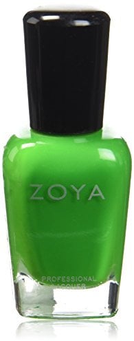 ZOYA Ultra Brite Neon Nail Polish, Evergreen 15ml