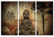 First Wall Art Buddha Bilder Leinwand 3 Teilig Bild Religion Wandbilder Wohnzimmer Moderne für Schlafzimmer Dekoration Wohnung Home Deko Kunstdruck