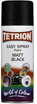 Tetrion MBK406 Easy Spray Paint Matt Black - 400ml, Chrome