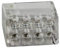REV Kabelklemme, Steck-Dosenklemmen 8-polig, 0,5-2,5mm², für starre Adern, 50 Stück, transparent