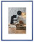 Hama Cadre Photo en Plastique Sevilla (Taille du Cadre de 21 x 29,7 cm (DIN 4) avec Bordure de 9 mm x 17 mm, pour Une Photo de 15 x 20 cm, Verre en polystyrène) Bleu Foncé