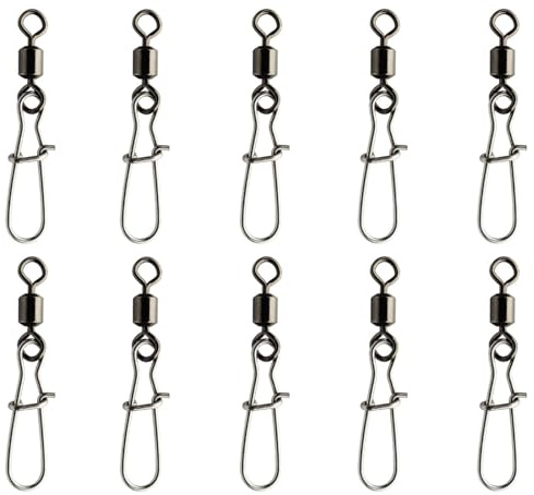Spro Rolling Swivel with Fast Lock Snap - 10 Wirbel