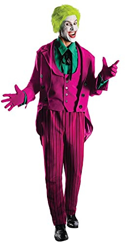Rubies DC Batman Classic 1966: The Joker Costume for Adults, Men's Standard