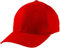 Flexfit ® Fullcap 6 Panel Baseballcap mit geschlossener Rueckseite und Elasthananteil in 13 Farben und 2 Groessen 57/58 cm Kopfumfang Rot,L-XL