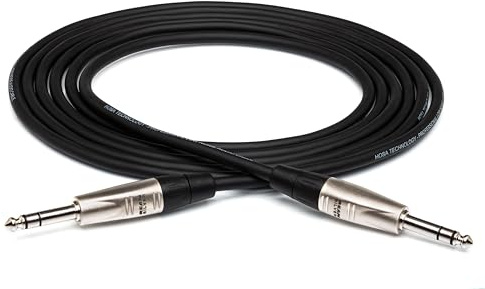 Hosa HSS-015 15ft REAN 1/4 inch TRS to Same Pro Balanced Interconnect Cable