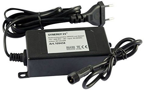 Synergy 21 S21-LED-L00045 Netzteil und Wechselrichter für den Innenbereich, 30 W, schwarz, für Innenbeleuchtung, 90 – 260 V, 30 W, Schwarz, 12 V