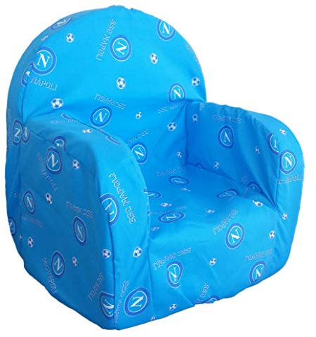 Poltrona sedia poltroncina bambino SSC NAPOLI prodotto ufficiale H902