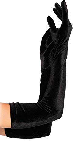 Leg Avenue Velvet Opera Length Handschuhe