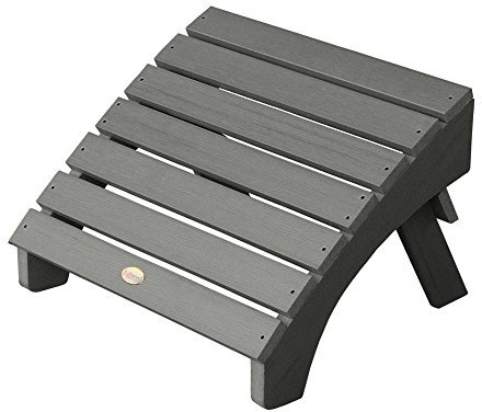 highwood Adirondack AD-OTL1-CGE Sitzhocker, zusammenklappbar, Teakholz