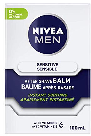 Nivea for Men Sensitive Post Shave Balm, Active Comfort System, 3.3-Ounce Bottles (Pack of 2) by Nivea