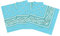 Set 3 bandanas paisley damen und herren helltürkis