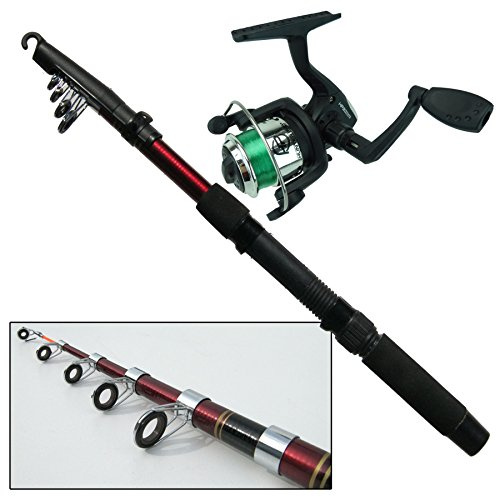 Roddarch Junior/Beginners 2m Fishing Rod & Reel Set. Kit Includes Rod, Reel, Line & Holder. Suitable for Novices and Children/Kids.