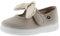 victoria Merceditas Unisex Ojalá Lona & Tira Adherente & Lazo Rayas 105110 para Niños Beige 23