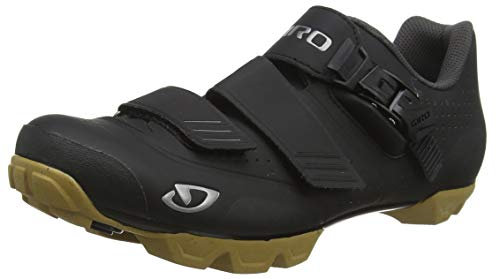 Giro Herren Privateer R MTB Radsportschuhe-Mountainbike, Mehrfarbig (Black/Gum 000), 44.5 EU