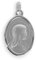 Echt Sterling Silber 925 Madonna Marien Medaille (213060) Gratis Express Gravur