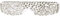Folat Party Brille Diamant Silber Lady