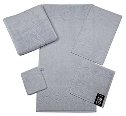 Cashmere, Frottier-Duschtuch-75x140 cm, Uni, Chrom