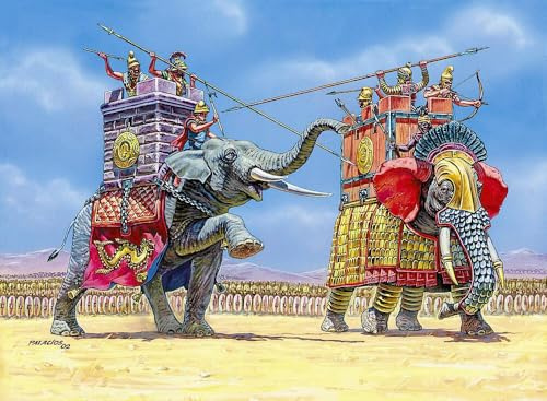 Zvezda 500788011-1:72 War Elephants
