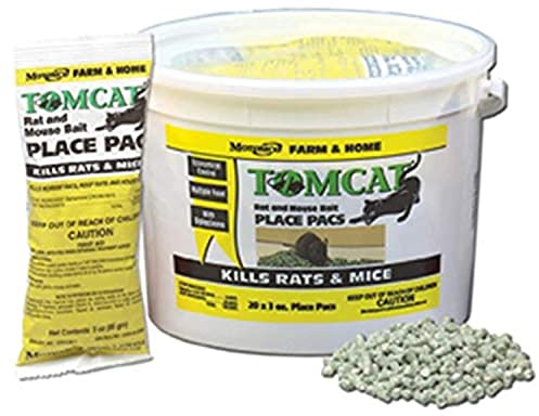 MOTOMCO Tomcat Mouse and Rat Pack/Pail, 3-Ounce, 22 Count Pail