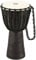 Meinl Percussion Rope River Djembe - Mittelgroße Handtrommel - Mit Ziegenfell - Durchmesser 10 Zoll - Mahagoni, Schwarz (HDJ3-M)