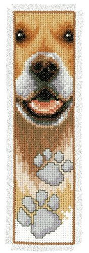 Vervaco Counted Cross Stitch Kit: Bookmark: Dog Footprint