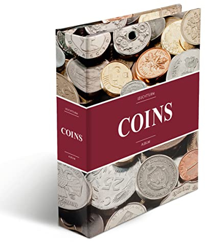 LEUCHTTURM 340920 Münzalbum OPTIMA (COINS) ,Sammelalbum für Münzen