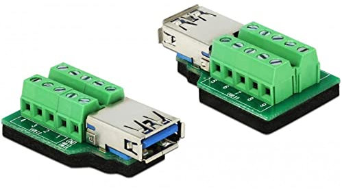 Delock Adapter (USB 3.0 A Buchse - Terminalblock 10-polig)