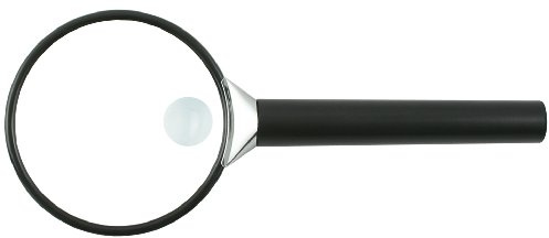 TFA Dostmann Handlupe, 43.3002 Vergrößerung 2-Fach und 4-Fach, extra groß und robust, nützliche Sehhilfe, (L) 96 x (B) 21 x (H) 215 mm