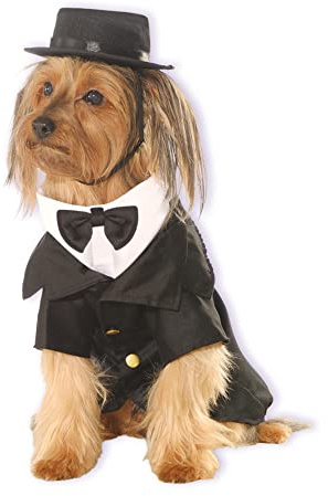 Rubies Official Pet Dog Costume, Dapper Suit, Large Halloween Halloween
