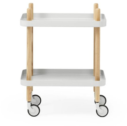 Normann Copenhagen Block Serviertisch Hellgrau 64 x 50 x 35 cm