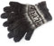 Tumia LAC 100% Alpaka Handschuhe - Handgefertigt in Bolivien - Schwarz