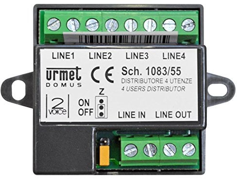 1083/55 - URMET DOMUS SPA DISTRIBUTORE 4 UTENZE 2VOICE