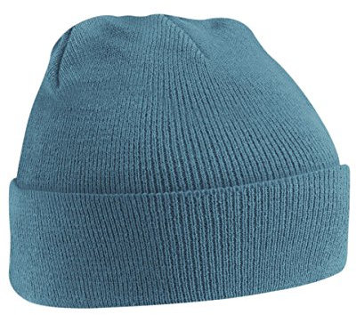 Beechfield Baseballmütze zum Aufschlagen, Blau (Airforce Blue), Einheitsgröße