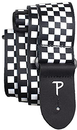 Perri's Leathers Ltd. - Gitarrengurt - Polyester - Kariert - Einstellbar - Für Akustik-/Bass-/Elektrogitarren - Hergestellt in Kanada (LPCP-591)