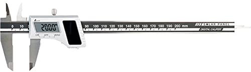 Shinwa Sokutei Digital Caliper [solar panel] 200mm (19984) (Japan Import)