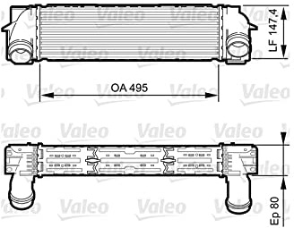 Valeo Ladeluftkühler, Motorkühlung 818252 | Kompatibel mit: BMW X3, X4