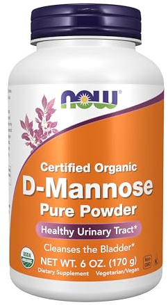 NOW Foods Supplements, D-Mannose Powder, Non-GMO Project Verified, Healthy Urinary Tract*, 6-Ounce