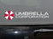 Underground Graphix 2x Umbrella 12cm Kralle Claw Auto Tuning Styling Motorrad Aufkleber, Schwarz, Vinyl, Wasserfest, Innen und Außen, Horror, Kratzfest, Wiederverwendbar
