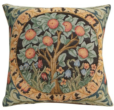 W. Morris Orange Tree French Cushion/Size - H 14 x W 14