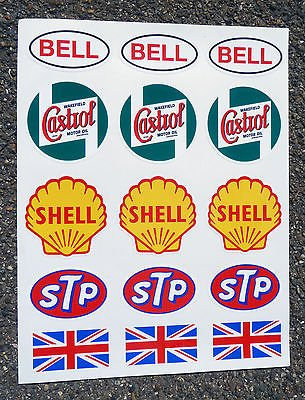 Other KLASSISCH FAHRRADHELM & Tank Sticker Vintage Retro Cafe Racer Ducati Matchless