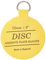Disc 14226 75mm Adhesive Plate Hanger, Yellow