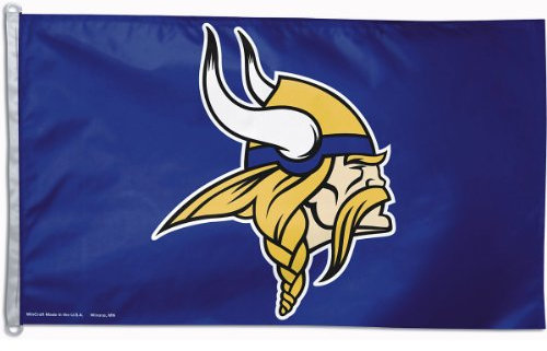 WinCraft NFL Flagge 91 x 152 cm, Neuheit, violett, 3 x 5-Feet